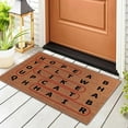 thumbnail image 2 of Summer Front Doormats Coco Coir Door Mat with Heavy Duty Backing, Welcome Doormat for Kitchen mats, Front Back Doors, Pets and Dogs, Home Indoor Outdoor Decorations, 2 of 8