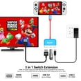 thumbnail image 3 of Switch Dock for Nintendo Switch/OLED Switch,3-in-1 Mini Switch TV Dock with 4K HDMI USB 3.0 Port USB C PD 100W Charging,Travel Portable Dock for Switch, 3 of 7