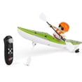 thumbnail image 1 of TFixol 2.4G Remote Control Rowing Boat with LED Lights, 3.7V 180mAh Battery, Green, Compact Design for Indoor Water Play, 1 of 6