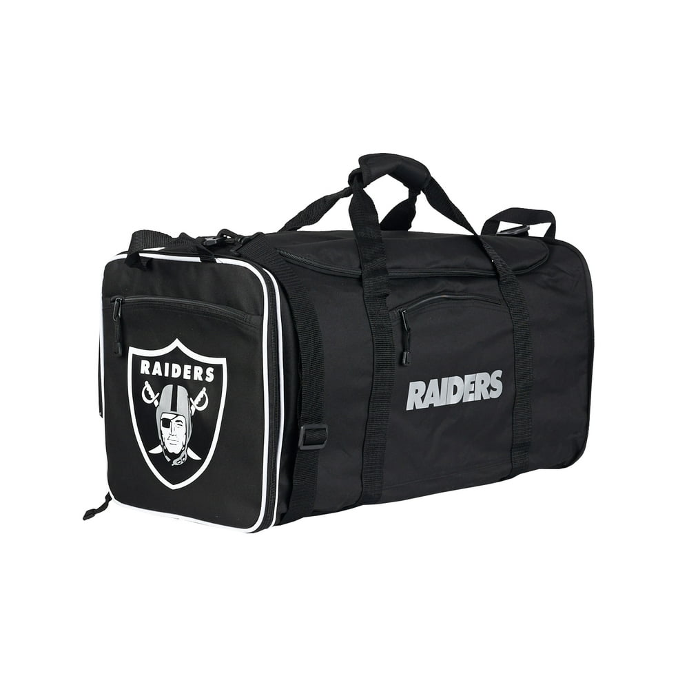 NFL Raiders “Steal” 12”H x 28”L x 11” W Duffel Bag