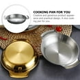 thumbnail image 4 of Dsseng Stainless Steel Pot Double Handle Pan Multi-function Paella Pan Korean Style Pot Kitchen Cooking Pan, 4 of 7