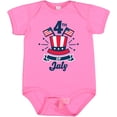 thumbnail image 3 of Inktastic 4th of July with Hat Flags and Stars Boys or Girls Baby Bodysuit, 3 of 5