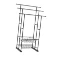 thumbnail image 4 of Tnarru Floor Standing Towel Rack Towel Stand with Storage Basket Organizer for Bathroom Drying Rack for Outdoor Poolside Living Room, 4 of 8