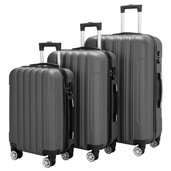 Cotinse Luggage Set Suitcase,3-In-1 Multifunctional Large Capacity Traveling Storage Suitcase Luggage Set,Dark Gray