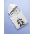 thumbnail image 3 of Outline Zodiac Sign Libra Hoodie Men -Image by Shutterstock, Male Medium, 3 of 4