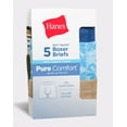 thumbnail image 3 of Hanes Boys Pure Comfort Underwear Boxer Briefs 5-Pack, 3 of 4