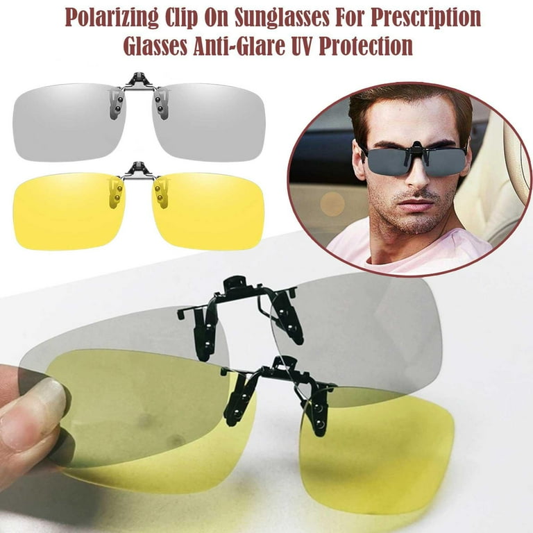 Summer Polarized Clip-on Anti-Glare Sunglasses P0L5