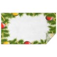 thumbnail image 1 of Meery Christmas Rectangle Tableclothes Xmas Tree Green & Red Tablecloth 60x102inch Polyester Happy Holiday Waterproof and Reusable Tablecloths for Dining Kitchen Parties Weddings and Outdoor Use, 1 of 5