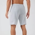 thumbnail image 3 of Chiccall Mens Soft Sweat Shorts Summer Lightweight Breathable Wicking Elastic Waist Drawstring Workout Running Shorts with Pockets, 3 of 5