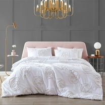 Betsey Johnson Tufted Cotton Duvet Cover Set, King, 144 Thread Count