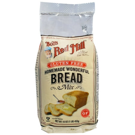 Bob's Red Mill, Homemade Wonderful Bread Mix, Gluten Free, 16 oz (pack of