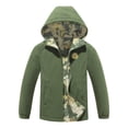thumbnail image 4 of MGEOY Veste Réversible Légère Imperméable Doublée en Polaire pour Garçons et Filles (4-12), 4 of 9