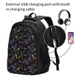 thumbnail image 2 of Balery Lavender Flowers Mochila con carga USB para hombre y mujer - Mochila impermeable y antirrobo para laptop con puerto USB para viajes, trabajo, 2 of 7