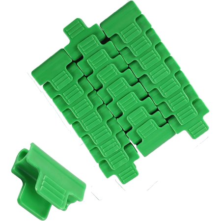 24 Pcs Greenhouse Film Clamps, Frame Shelters Shading Net Rod Clip, Row Cover Netting Tunnel Hoop Clips for Season Plant Extension Support 0.43 inch