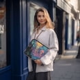 thumbnail image 6 of FORMRS 15-15.6 inch Laptop Sleeve Case Soft Carrying Quilted Computer Bag Cover, Psychedelic Jellyfish, 6 of 7