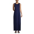 thumbnail image 3 of Lands' End Women's Cotton Jersey Sleeveless Swim Cover-up Maxi Dress, 3 of 3
