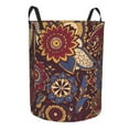 thumbnail image 7 of ZICANCN Laundry Basket Organizer, Persian Paisley Red Floral Collapsible Hamper for Bathroom Bedroom Laundry Room, Small Size, 7 of 7