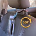 thumbnail image 4 of Ganchos Para Coche Reposacabezas de coche 2 en 1, gancho oculto, accesorios para bastidores de asiento trasero de automóvil (rojo), 4 of 8