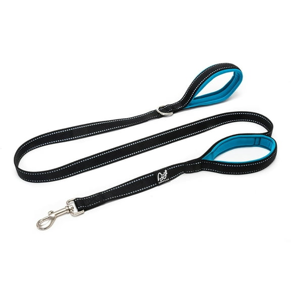 Happilax, Dog Leash Medium to Large Dogs with Two Handles Training Control Reflective