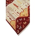 thumbnail image 3 of Aria Benjy Ivory/Red Rug, 8'11" x 11'7", 3 of 5