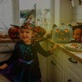 thumbnail image 5 of Halloween Decorations Pumpkin Light, Resin Hollow Out Pumpkin Cat Head Lantern - Halloween Table Decor Ornaments Gifts, 5 of 5