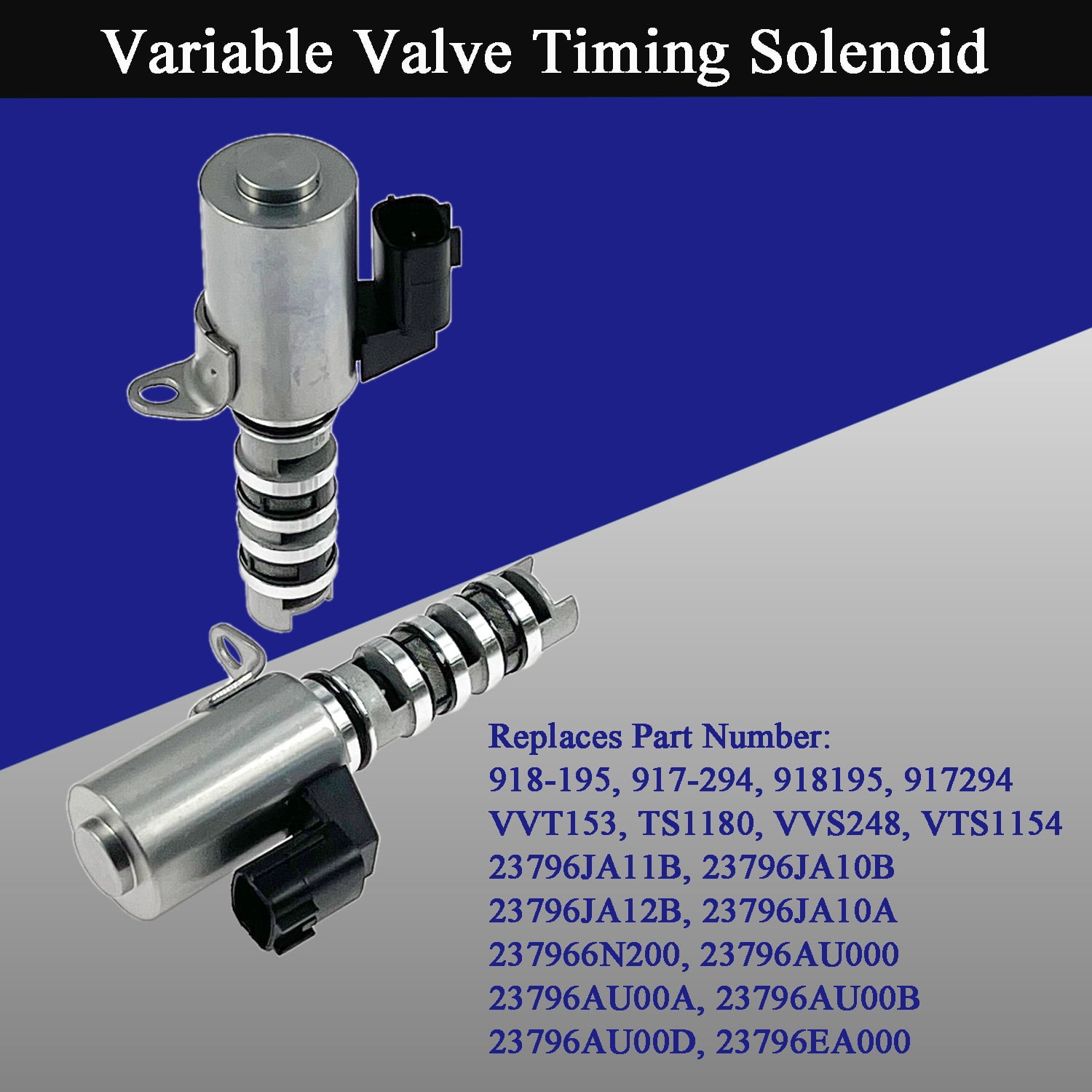 Engine Variable Valve Timing Solenoid VVT Intake Exhaust Camshaft Position Actuator for Nissan Altima 07-14, Murano 09-15, Pathfinder 2013, Maxima 09-14, Infiniti QX60 JX35 3.5L, 23796AU000 23796JA10