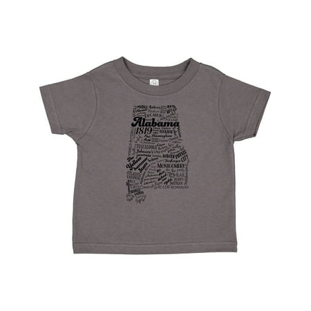 

Inktastic Alabama State Word Salad Gift Toddler Boy or Toddler Girl T-Shirt