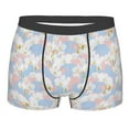 thumbnail image 4 of Goofa Orchids Flowers Printed Men's Boxer Briefs Underwear, Moisture-Wicking Underwear, Trunk,Soft and Breathable Cotton Underwear-X-Large, 4 of 9