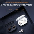 thumbnail image 2 of LITEYPP True Bluetooth Wireless Headphones with Charging Case Sport Bluetooth 5.0 Headphone in Ear Bluetooth Earphones with Earhooks Built-in Mic Headset HiFi Stereo Sound Black, 2 of 7