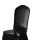 thumbnail image 4 of Pu cuero elástico estiramiento slipcover comedor silla cubierta negro negra Sunnimix Cubierta de la silla del comedor, 4 of 8