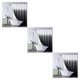 thumbnail image 3 of Cortina de ducha impermeable Inteprter PEVA 180*180 negro, 3 of 5
