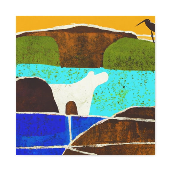 Frozen Tundra Tapestry - Canvas