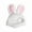White, variant on Easter Bunny Hat for Cats and Small Dogs Pet Costume Headband with Bunny Ears Holiday Pet Accessory for Photoshoots Parties and Festive Celebrations