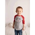thumbnail image 3 of 7 ate 9 Apparel Kids Hello Spring Red Raglan, 3 of 6