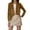Brown, variant on Duster Cardigan Draped Open Front Jacket Lapel Lightweight Coats Fall Cropped Motorcycle Outwear Long Sleeve Cardigan Sweaters for Women
