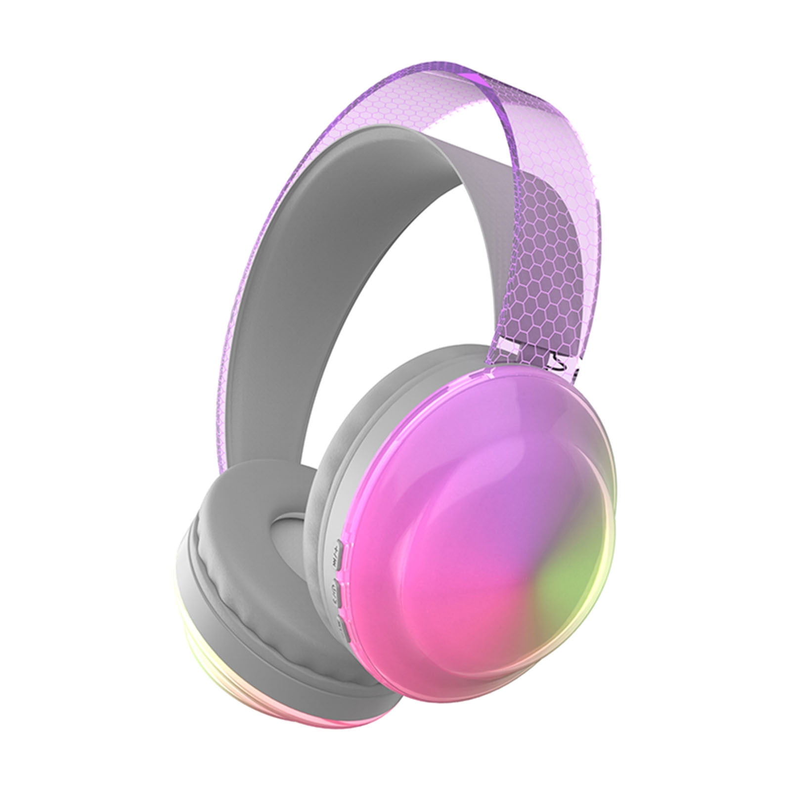 Wireless Headset with Mic for Work, Bluetooth Headset with AI Noise Cancelling Microphone, 65Hrs Working Time Wireless Headset with Microphone for Work from Home/PC/CallCenter/Computer/Laptop - White