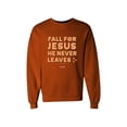 thumbnail image 2 of Blessed Girl Womens Sweatshirt - Fall For Jesus - Orange - Medium, 2 of 4