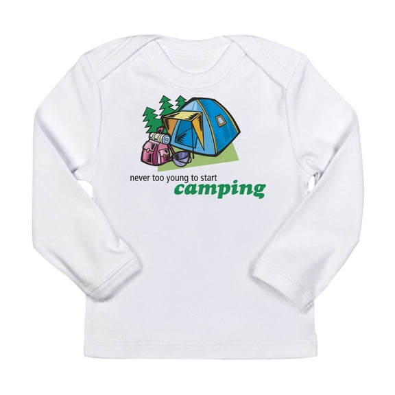 CafePress - NTY_Camping Long Sleeve T Shirt - Long Sleeve Infant T-Shirt