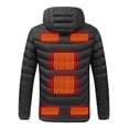 thumbnail image 4 of Summer Saving Deals Idoravan Heated Vest for Women Clearance Outdoor Warm Clothing Heated for Riding Skiing Fishing Charging Via Heated Coat Black M, 4 of 8