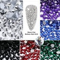 thumbnail image 2 of 1 Bag Sparkling Resin Rhinestones Eco-friendly Flat Bottom Nail Art Rhinestones for DIY Phone Cases Jewelry, 2 of 10