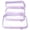 Lavender, variant on 4 Pack Clear Zipper Pouches, Hard Shell Travel Toiletry and Cosmetic Organizer Bags, Clear Diaper and Toy Storage Pouches, 1 Medium and 3 Small