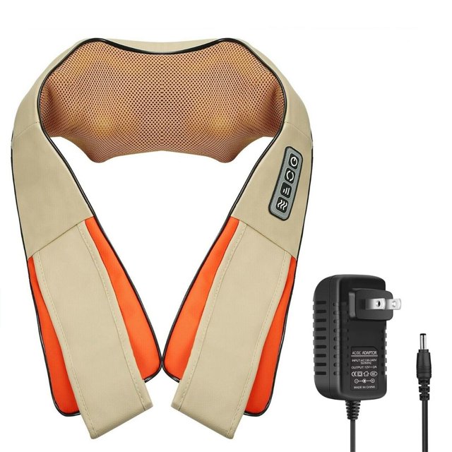 ISTAR Massager With Heat Deep Kneading Massage Pillow For Shoulder Neck & Back