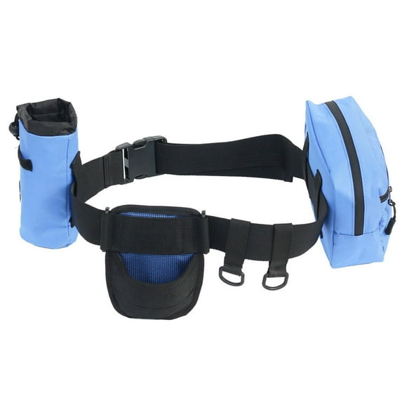 Almencla Ceinture de Pêche Réglable Installation Rapide Légère Multifonctionnelle Bleue