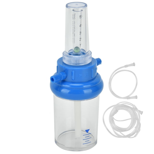 Inhalador de Bolsas de Oxímeno, Humidífico de Oxímeno de Alta Sensibilidad Segura de Alta Sensibilidad Inofensiva Con Tubería de Conexión