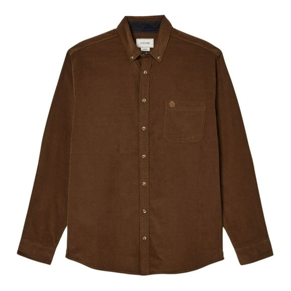 Joules Mens Miller Brown Corduroy Shirt