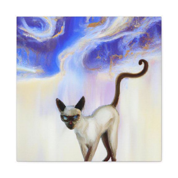 Siamese Abstraction Dance - Canvas