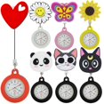 thumbnail image 2 of Relojes De Bolsillo Con Diseño De Animales De Dibujos Animados Para Mujeres , Médicos Encantadores , Goma Suave Escalable , Moda De Enfermera Médica , Adorable, 2 of 4