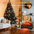 thumbnail image 3 of KISSAIR Electric Fireplace Log Set Heater 21IN, Remote Control, Flame Brightness Adjustable, Realistic Ember Bed, 3 of 7