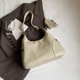 thumbnail image 3 of Bolso Bandolera Con PU para Mujer Correa Ajustable (beige), 3 of 5