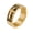 Gold, variant on Men's Stainless Steel 8MM Personalized Vintage Cross Prayer Lucky Ring Black Size 9